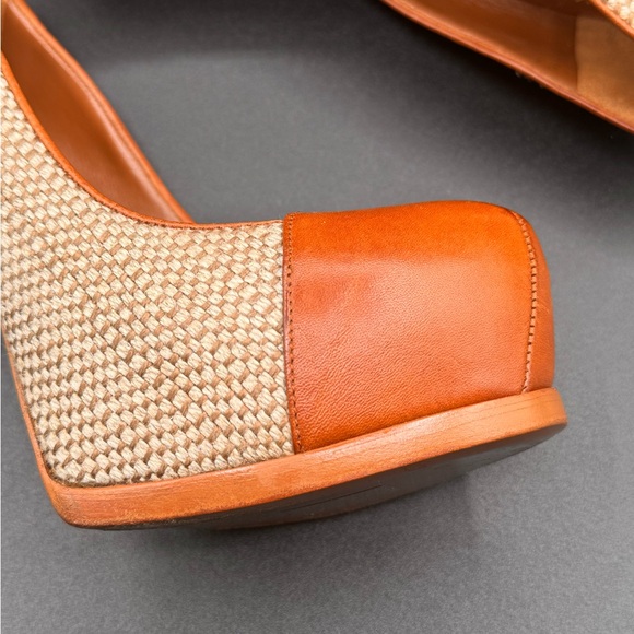 Saint Laurent Cloth heels 38 Used Brown, Cloth - Picture 14 of 16